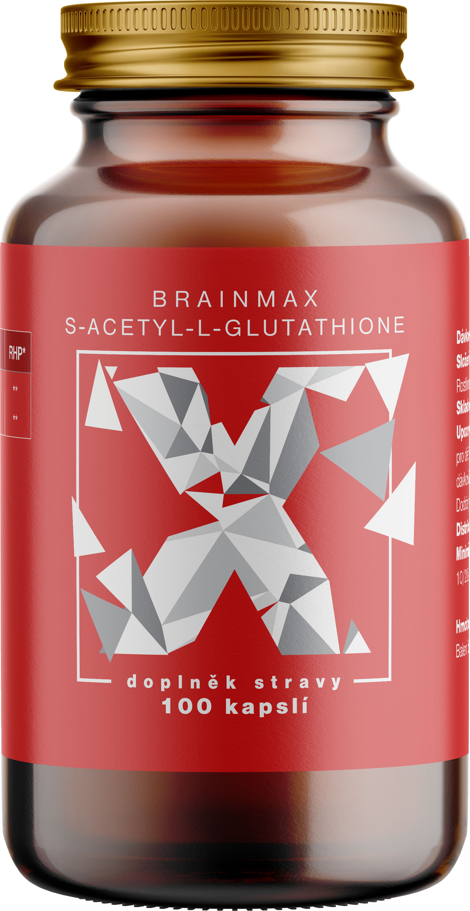 BrainMax S-Acetyl-L-Glutathione 100 kapsúl
