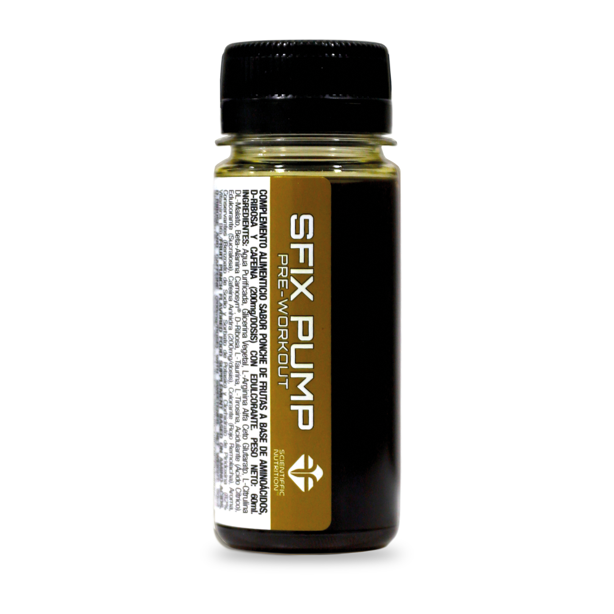Scientiffic Nutrition SFix Pump tréningový booster shot - Červené ovocie 60 ml