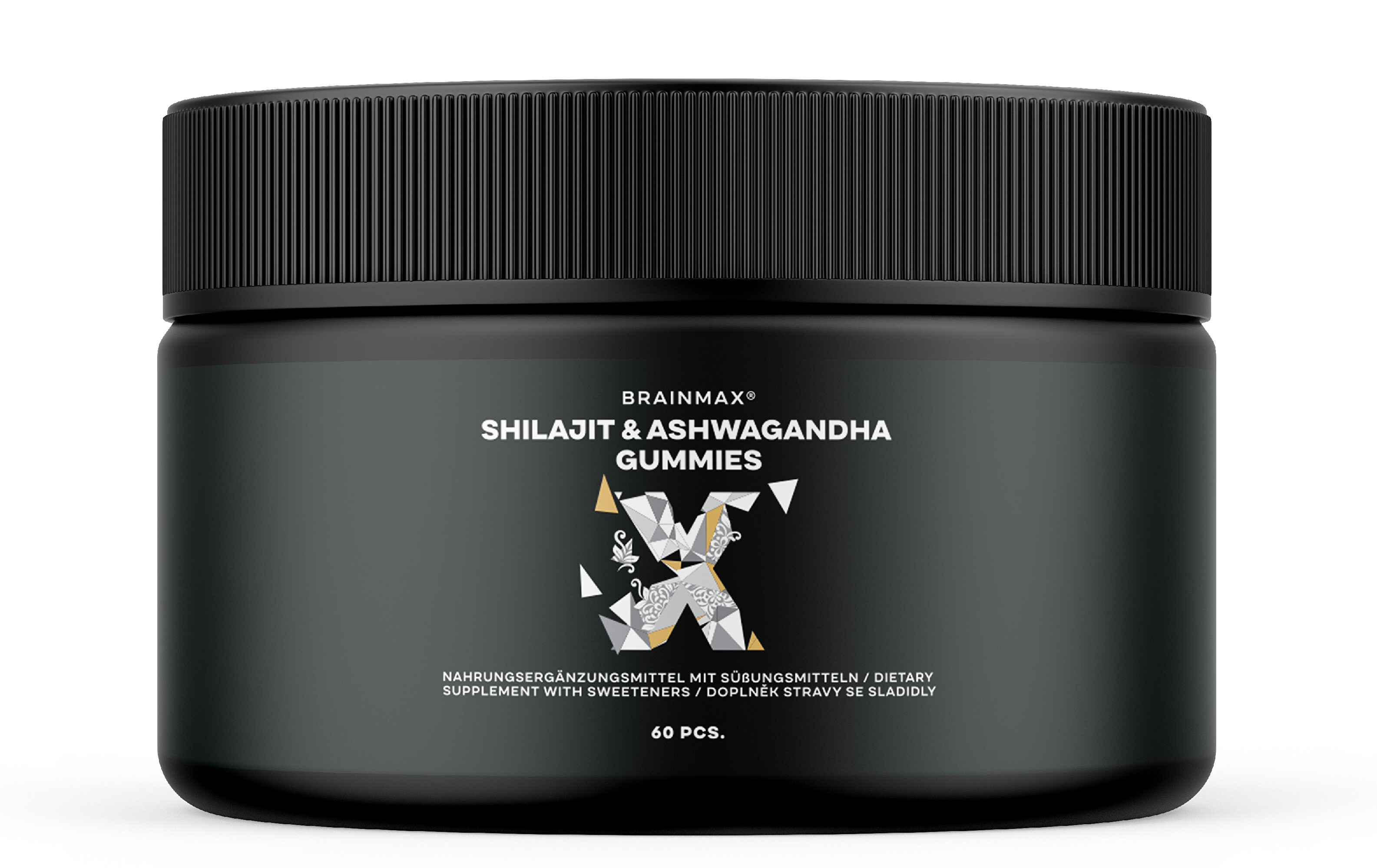 BrainMax Shilajit & Ashwagandha Gummies, 60 bonbónů