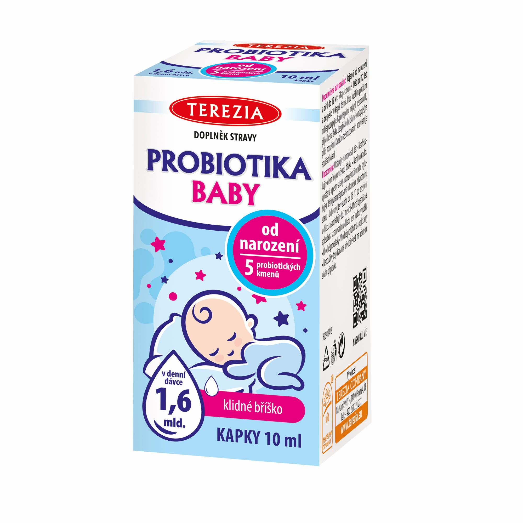 Terezia Company Probiotiká Baby kvapky 10 ml