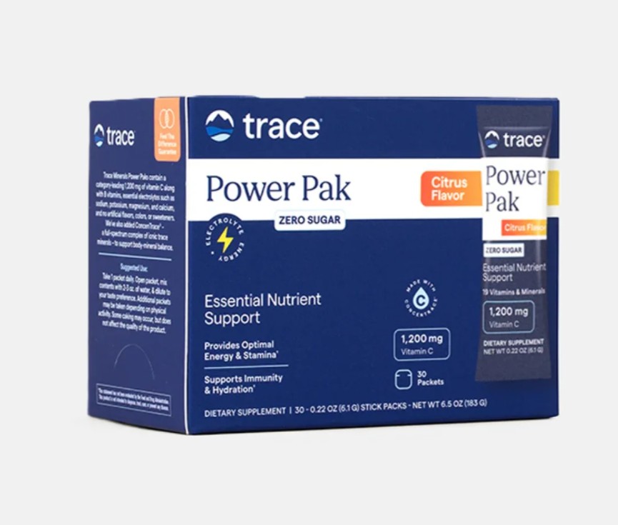 Trace Minerals Power Pak Elektrolyty Citrusy 30 sáčkov
