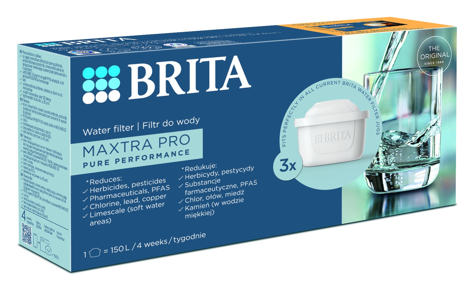 Brita Vodní filtr Maxtra Pro Pure Performance, 3 ks 1051755