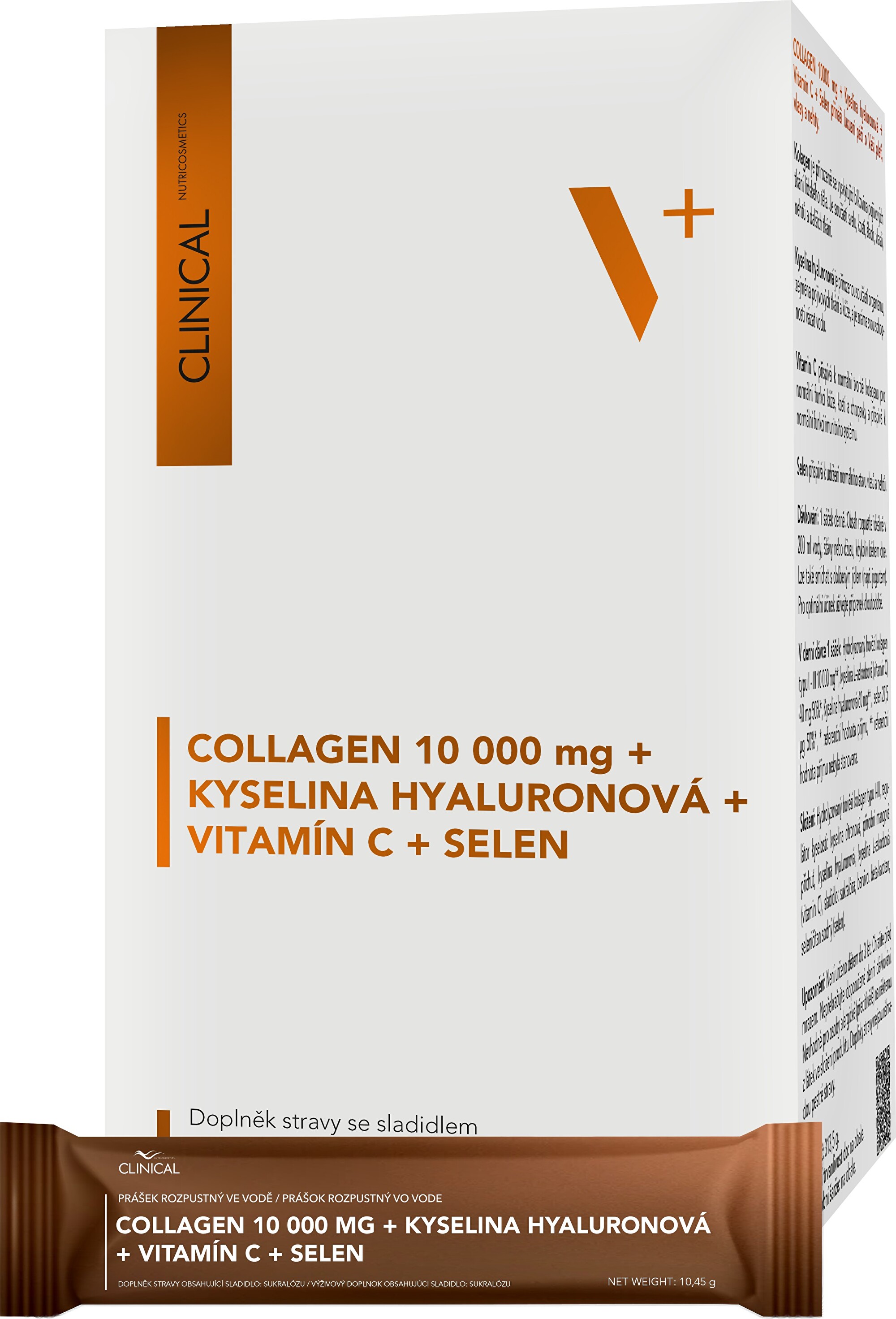 Clinical Collagen+k.Hyal.+vit.C+sel.mango30x10.45g