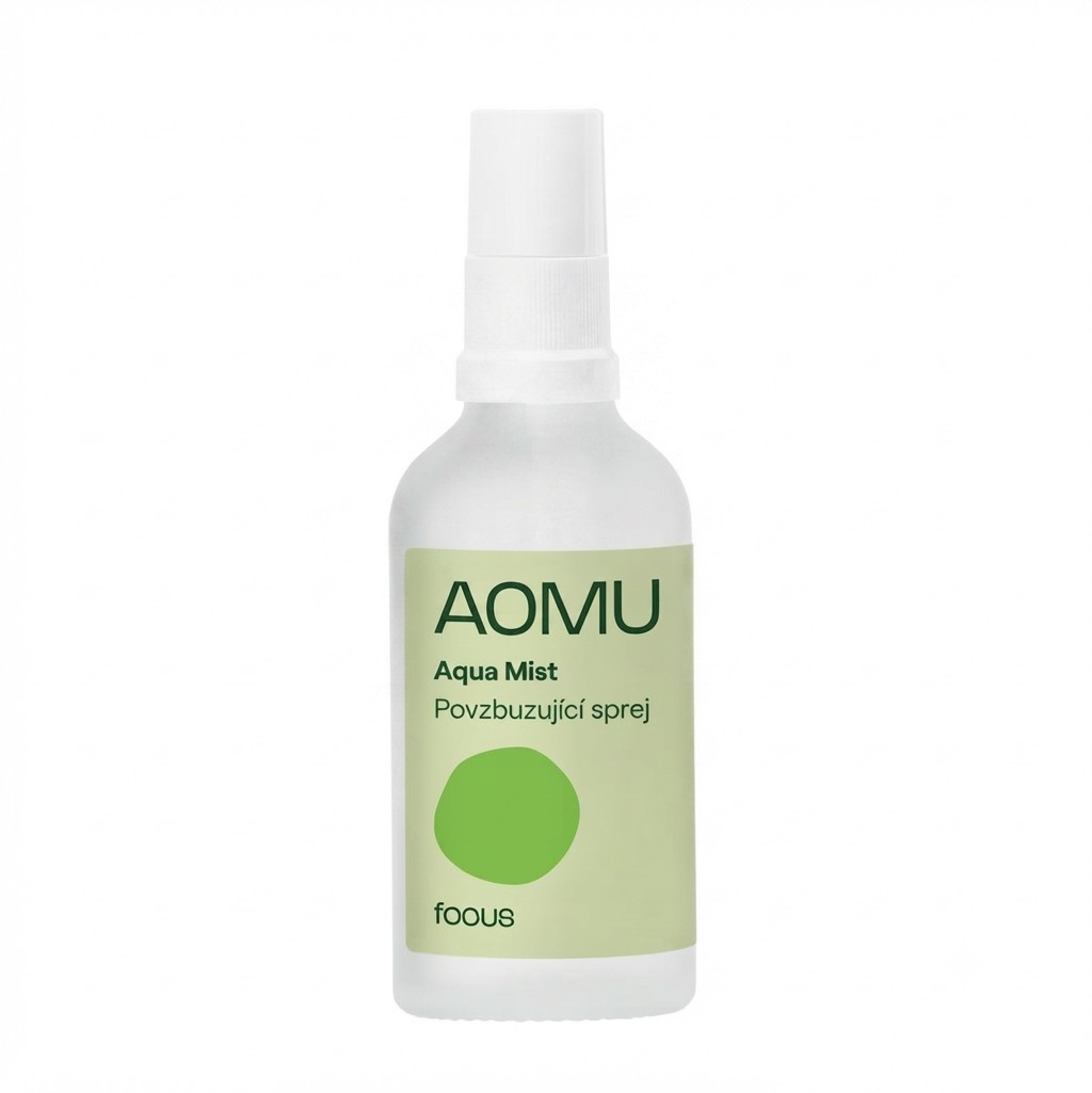 AOMU Focus Aqua Mist - Povzbuzující aromatická mlha 50 ml