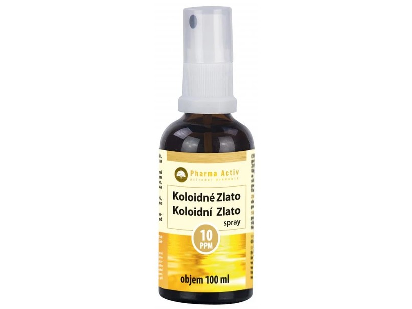 Pharma Activ Koloidní zlato 10ppm spray 100 ml