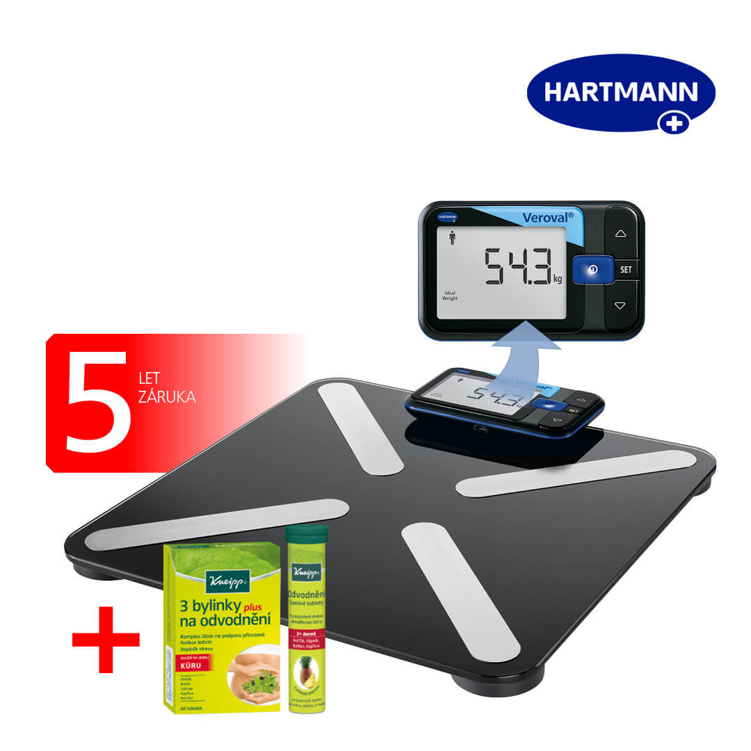 Zobrazit detail výrobku Hartmann Výhodné balení produktů na odvodnění + osobní váha + 2 měsíce na vrácení zboží